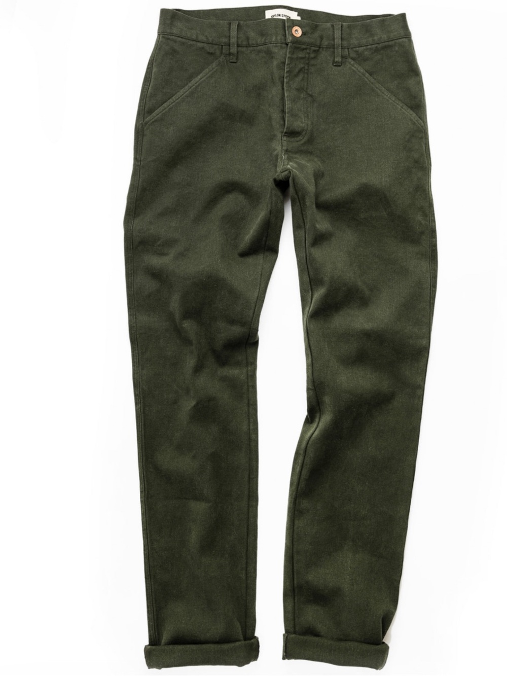 Taylor Stitch The Camp Pant in Dark Olive Boss Duck Canvas Men’s Size 32